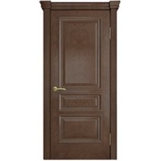 Межкомнатная дверь Мольер 1 (широкий багет) Дуб коньяк
