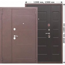 Входная дверь 7.5 см гарда Венге 1200x2050 (Под заказ)