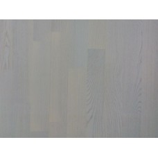 Паркетная доска Floorwood Трехполосная FW ASH Madison milky white MATT LAC 3S / Ясень Кантри, молочно-белый матовый лак