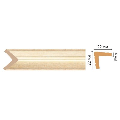 Цветной угол Decomaster 116S-767 ДМ (22*22*2400)