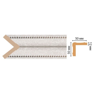 Цветной угол Decomaster 142-18D (50*50*2400)