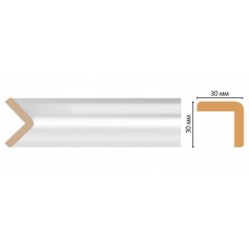 D003/48 Угловой плинтус DECOMASTER ДМ(30*30*2000 мм)