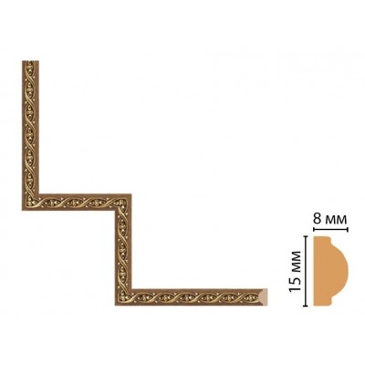 Декоративный угловой элемент Decomaster 130-1-20 (200*200)