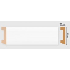 Цветной напольный плинтус DECOMASTER D234-115 ДМ(58*16*2400 мм)