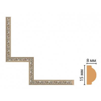 Декоративный угловой элемент Decomaster 130-1-44 (200*200)