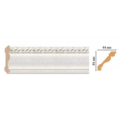 Карниз потолочный Decomaster 124-42 (44*44*2400)