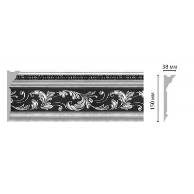 плинтус DECOMASTER D214-63 ШК/6 (150*38*2400 мм)